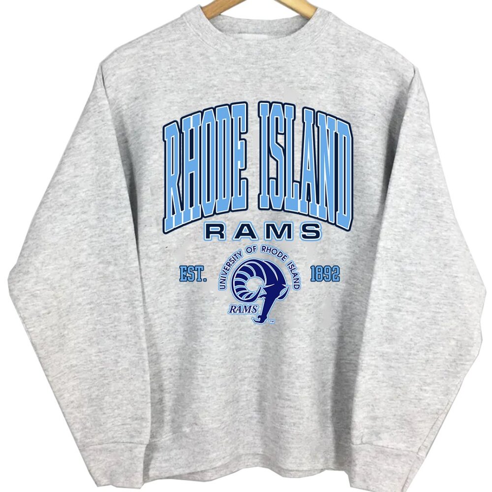 NCAA Rhode Island Rams Sweatshirt URI Varsity Teams Shirt Sweater